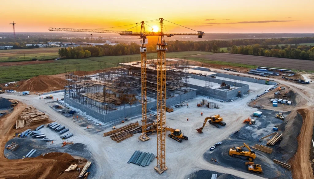 Acompanhamento de obra com drone